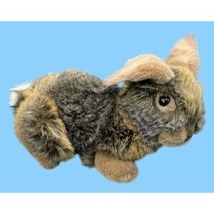 Vintage Piu Tre Hand Made in Italy 15" Bunny Stuffed Plush Realistic